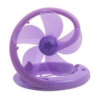 Chilling Summer Stylish Mini Folding Fans (Purple) - B013S283OQ